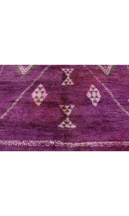 6 x 10 Vintage Purple Moroccan Rug 21223
