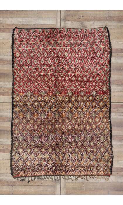 6 x 9 Vintage Beni MGuild Moroccan Rug 21225