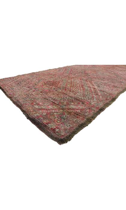 6 x 13 Vintage Red Beni MGuild Moroccan Rug 21229