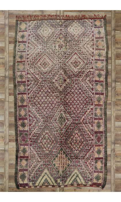 7 x 13 Vintage Moroccan Rug 21234