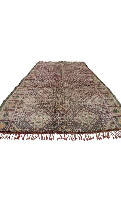 7 x 13 Vintage Moroccan Rug 21234