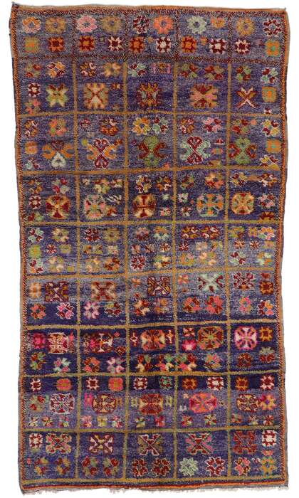 5 x 9 Vintage Boujad Moroccan Rug 21240
