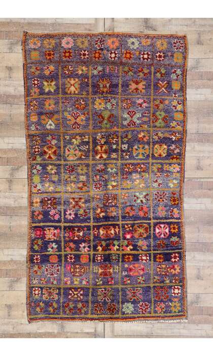 5 x 9 Vintage Boujad Moroccan Rug 21240