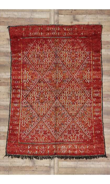 6 x 9 Vintage Moroccan Rug 21254