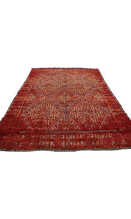 6 x 9 Vintage Moroccan Rug 21254