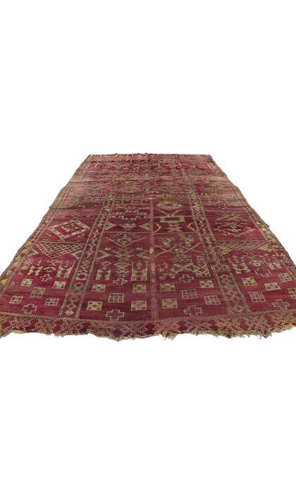 7 x 11 Vintage Moroccan Rug 212667 x 11 Vintage Moroccan Rug 21266