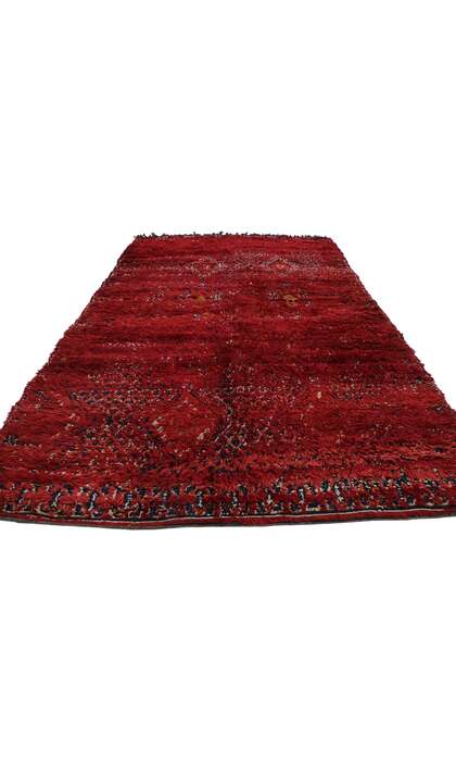 6 x 10 Vintage Red Beni MGuild Moroccan Rug 21274