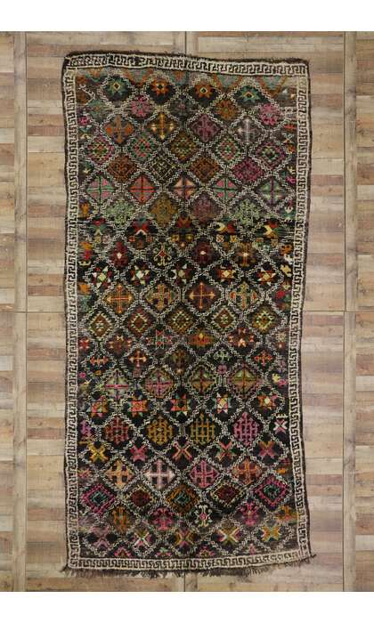 6 x 13 Vintage Moroccan Rug 21282