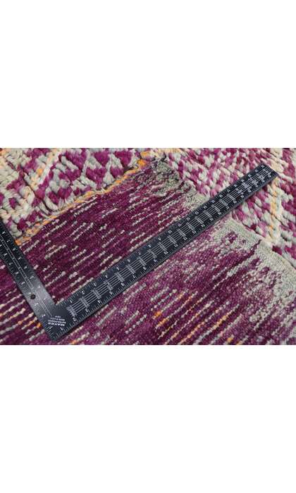 7 x 10 Vintage Purple Moroccan Rug 21288