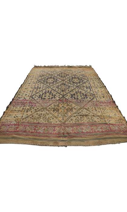 6 x 8 Vintage Moroccan Rug 21289