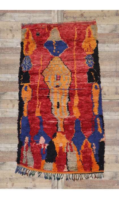 4 x 8 Vintage Moroccan Rug 21300