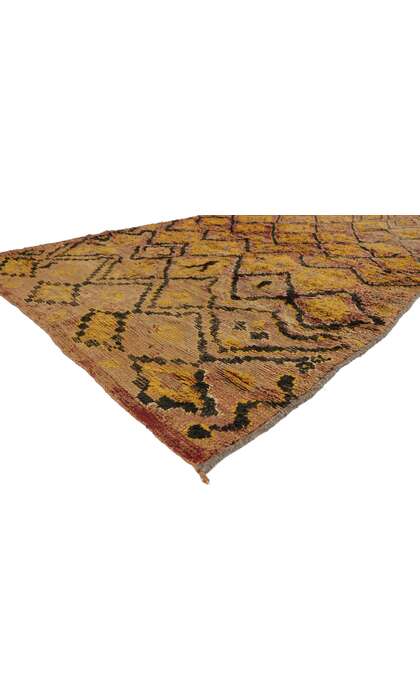 6 x 10 Vintage Purple Boujad Moroccan Rug 21303