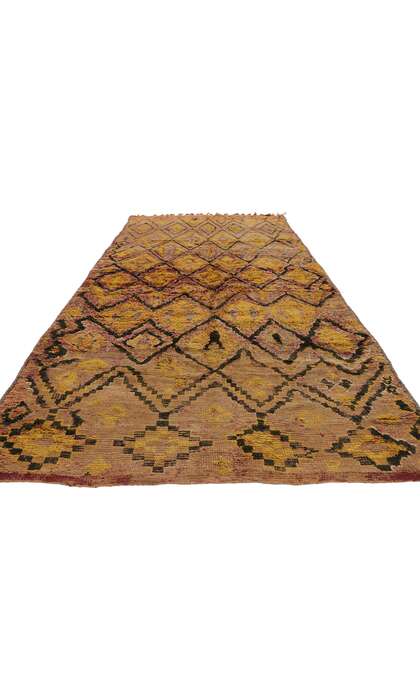 6 x 10 Vintage Purple Boujad Moroccan Rug 21303