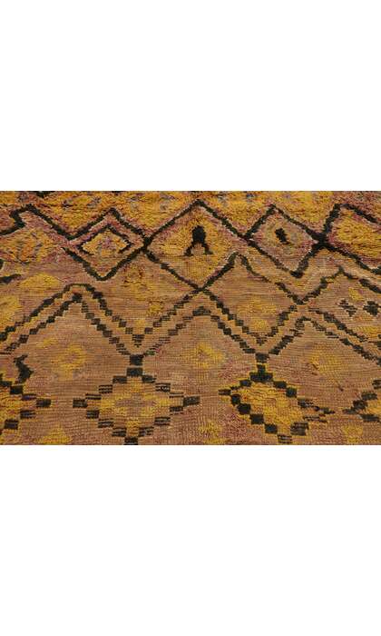 6 x 10 Vintage Purple Boujad Moroccan Rug 21303