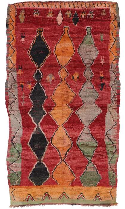 6 x 10 Vintage Moroccan Rug 21306