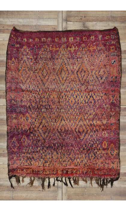 7 x 9 Vintage Moroccan Rug 21312