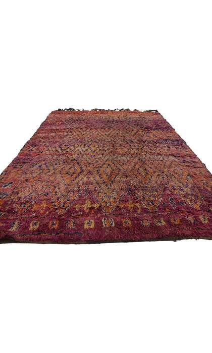 7 x 9 Vintage Moroccan Rug 21312
