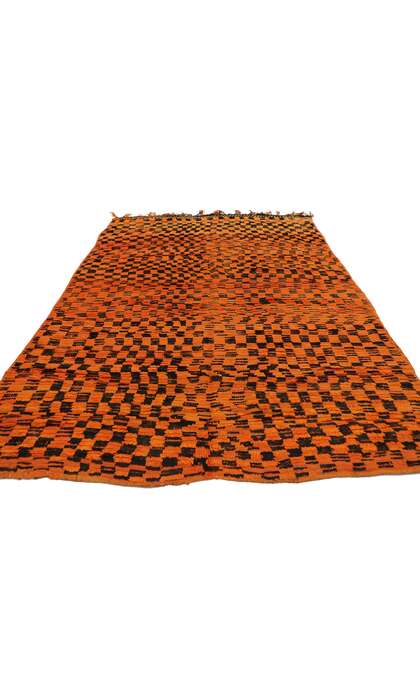 6 x 9 Vintage Orange Moroccan Rug 21319