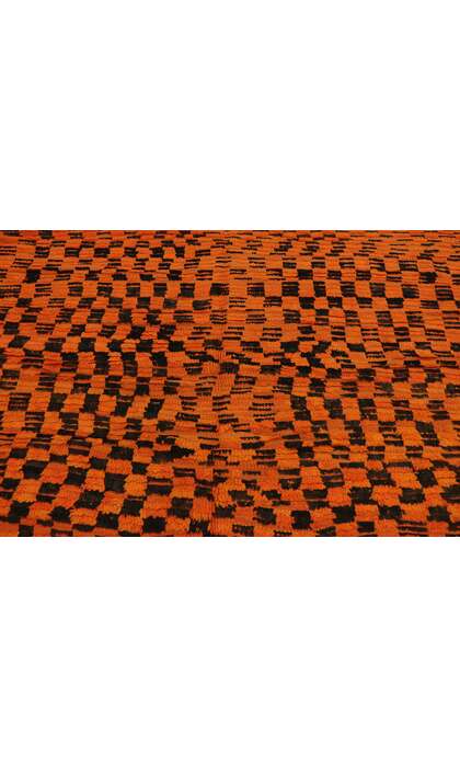 6 x 9 Vintage Orange Moroccan Rug 21319