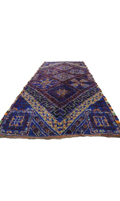 6 x 14 Vintage Blue Beni MGuild Moroccan Rug 21331
