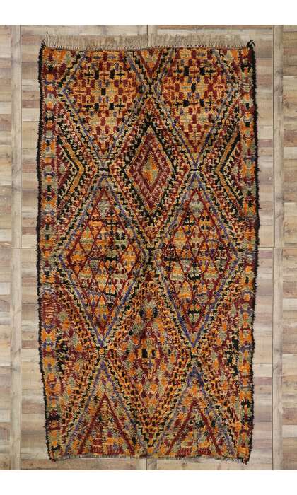 7 x 13 Vintage Moroccan Rug 21339