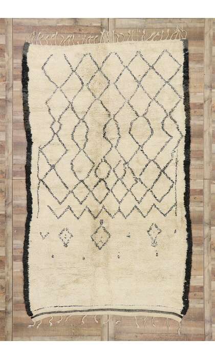 7 x 11 Vintage Moroccan Rug 21376