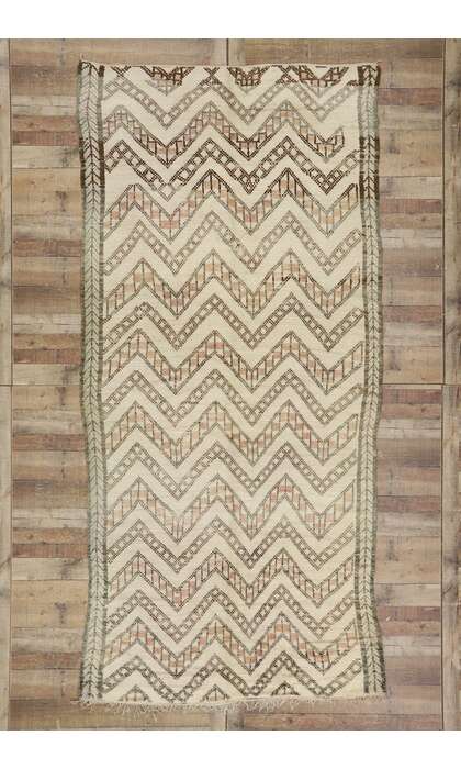 6 x 12 Vintage Moroccan Beni Ourain Rug 21383
