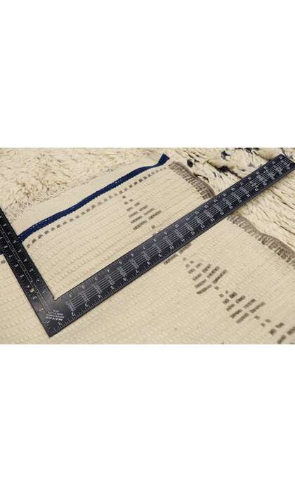 7 x 14 Vintage Moroccan Beni Ourain Rug 21395