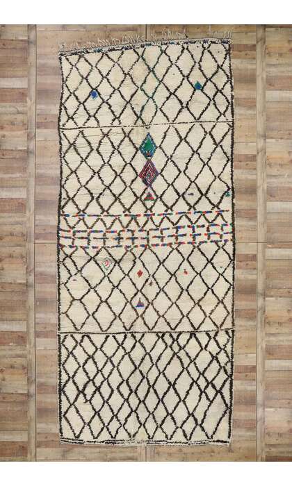 6 x 15 Vintage Berber Moroccan Azilal Rug 21398