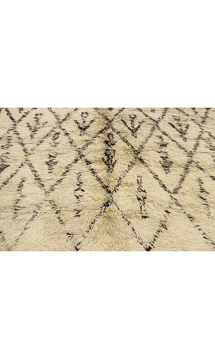 7 x 14 Vintage Moroccan Beni Ourain Rug 21403