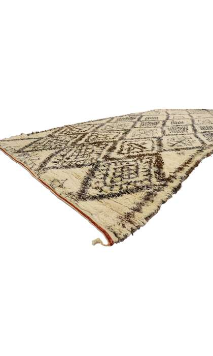 6 x 14 Vintage Moroccan Beni Ourain Rug 21406
