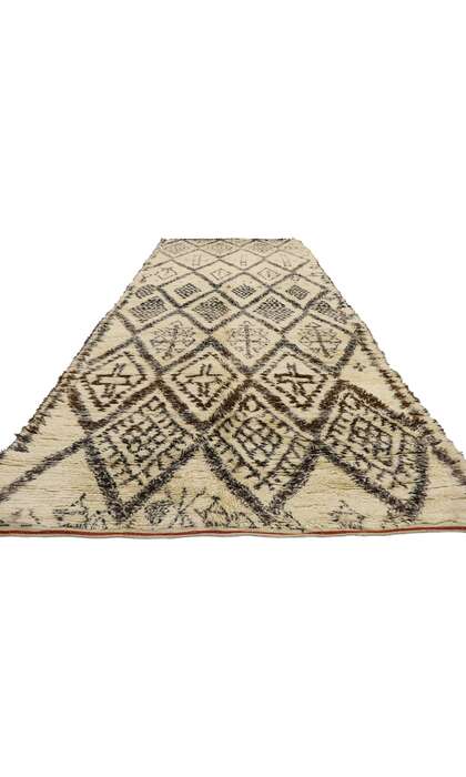 6 x 14 Vintage Moroccan Beni Ourain Rug 21406