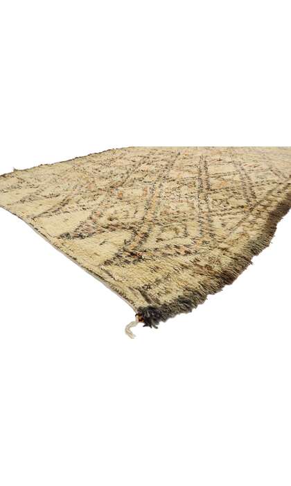 7 x 10 Vintage Moroccan Beni Ourain Rug 21412