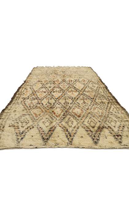 7 x 10 Vintage Moroccan Beni Ourain Rug 21412
