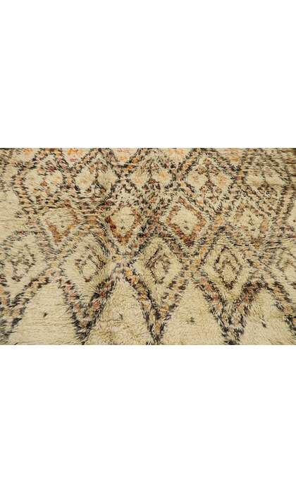 7 x 10 Vintage Moroccan Beni Ourain Rug 21412