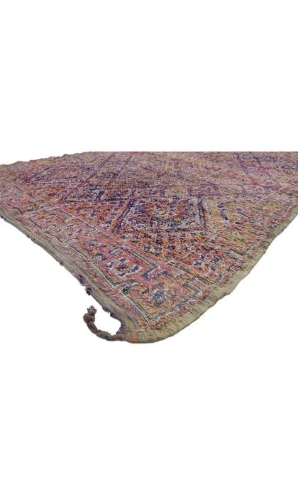 7 x 10 Vintage Beni MGuild Moroccan Rug 21419