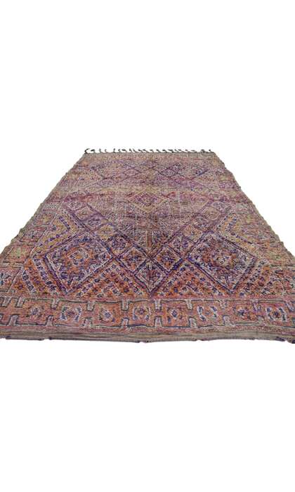 7 x 10 Vintage Beni MGuild Moroccan Rug 21419