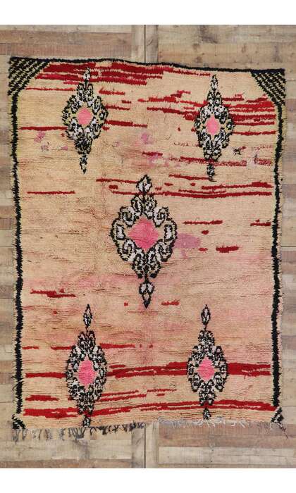 6 x 8 Vintage Moroccan Rug 21422