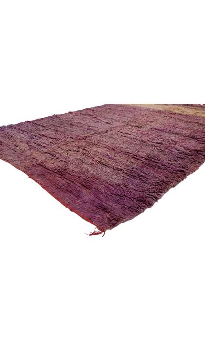 6 x 8 Vintage Purple Beni Mrirt Moroccan Rug 21425