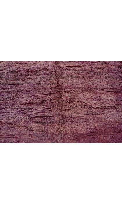 6 x 8 Vintage Purple Beni Mrirt Moroccan Rug 21425