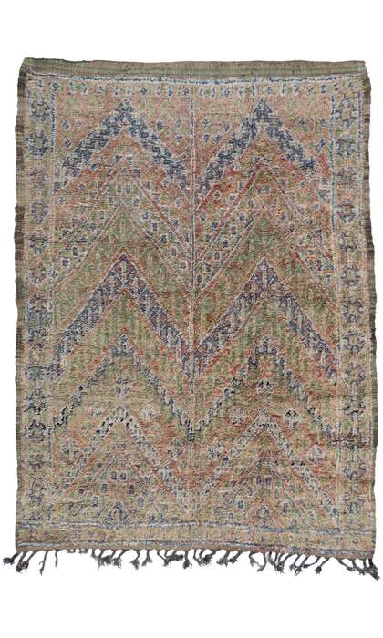 6 x 8 Vintage Beni MGuild Moroccan Rug 21428
