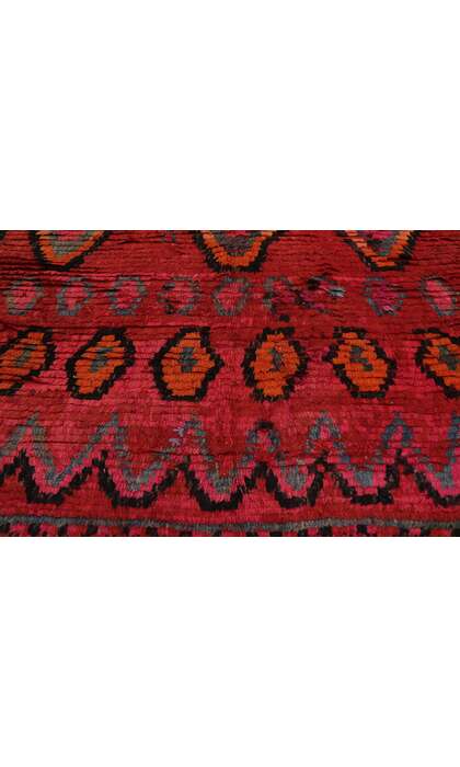 6 x 9 Vintage Red Boujad Moroccan Rug 21429