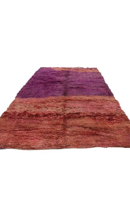 6 x 9 Vintage Purple Beni Mrirt Moroccan Rug 21445