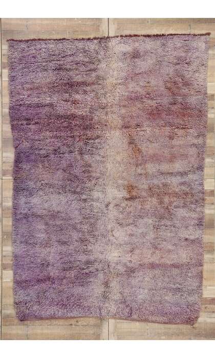 7 x 11 Vintage Purple Moroccan Rug 21474