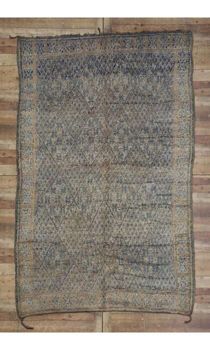 7 x 10 Vintage Moroccan Rug 21476