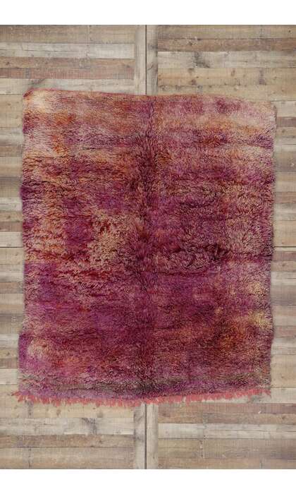 7 x 8 Vintage Moroccan Rug 21479