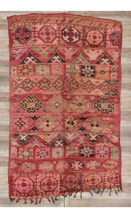 6 x 10 Vintage Moroccan Rug 21488