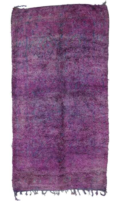 6 x 12 Vintage Purple Beni MGuild Moroccan Rug 21503