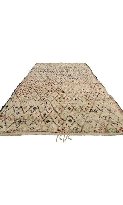 7 x 11 Vintage Beni Ourain Moroccan Rug 21513