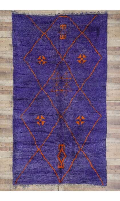 6 x 11 Vintage Beni Mrirt Moroccan Rug 21514